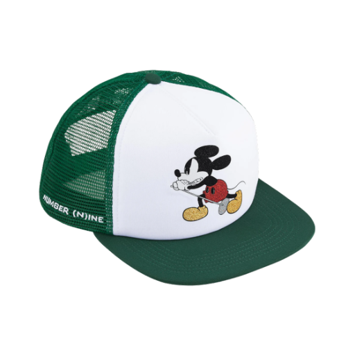 - Supreme x Number (N)ine x Mickey Mouse Mesh Back 5-Panel Green - 25FW