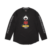 Supreme x Number (N)ine x Mickey Mouse Raglan L/S Top Black - 25FW