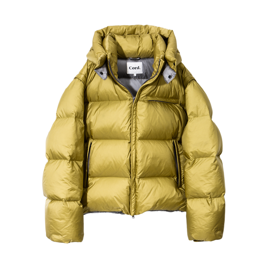 코드 멀티-웨이 헤비 다운 푸퍼 라임(Cord Multi-way Heavy Down Puffer Lime)