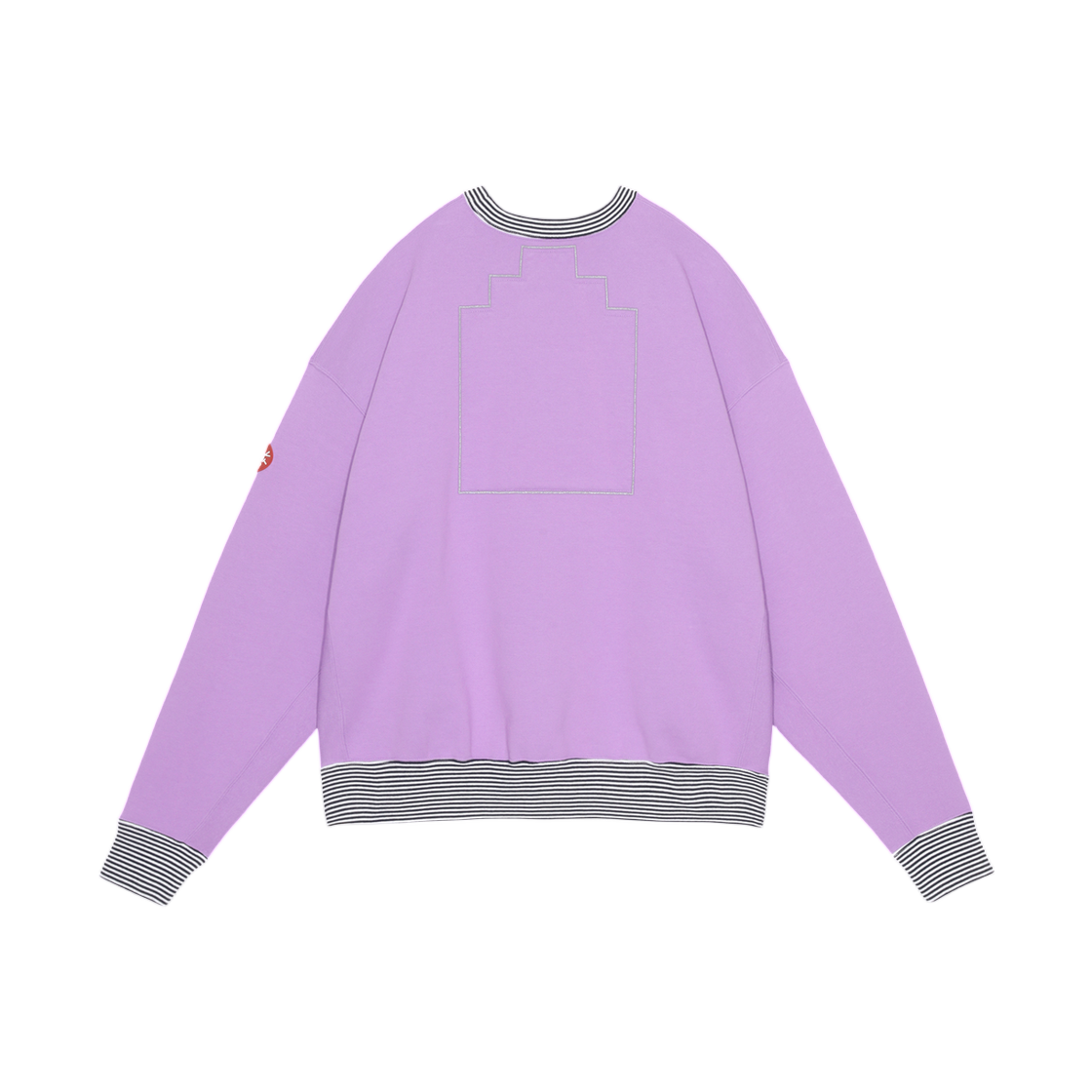 카브엠트 스트라이프 립 솔리드 크루넥 퍼플 - 25FW(Cav Empt Stripe Rib Solid Crew Neck Purple - 25FW) - 2