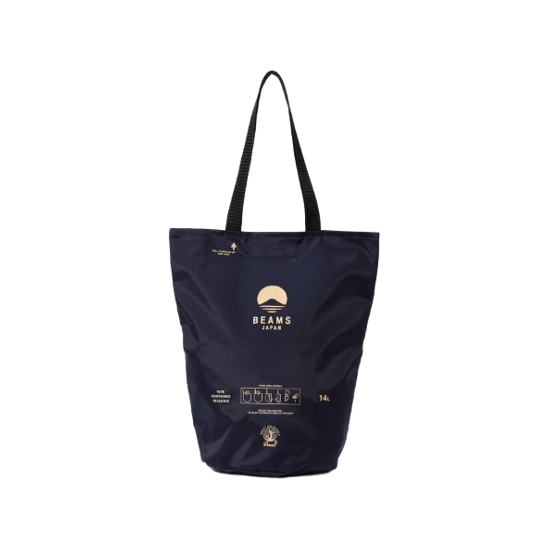 빔즈 펜코 버킷 토트백 네이비(Beams Penco Bucket Tote Bag Navy)