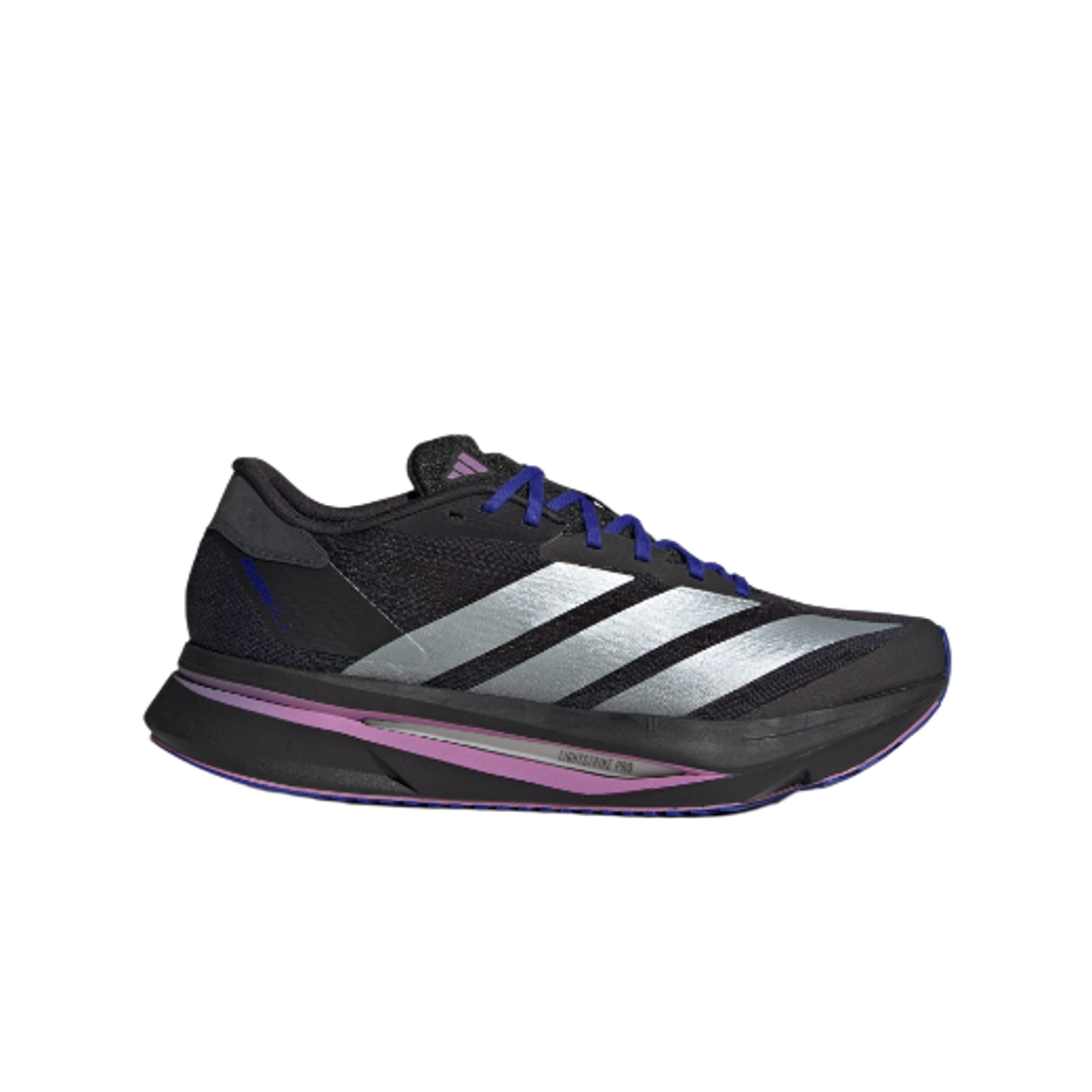 (W) 아디다스 아디제로 SL2 코어 블랙 매트 실버((W) Adidas Adizero SL2 Core Black Matte Silver) - 1