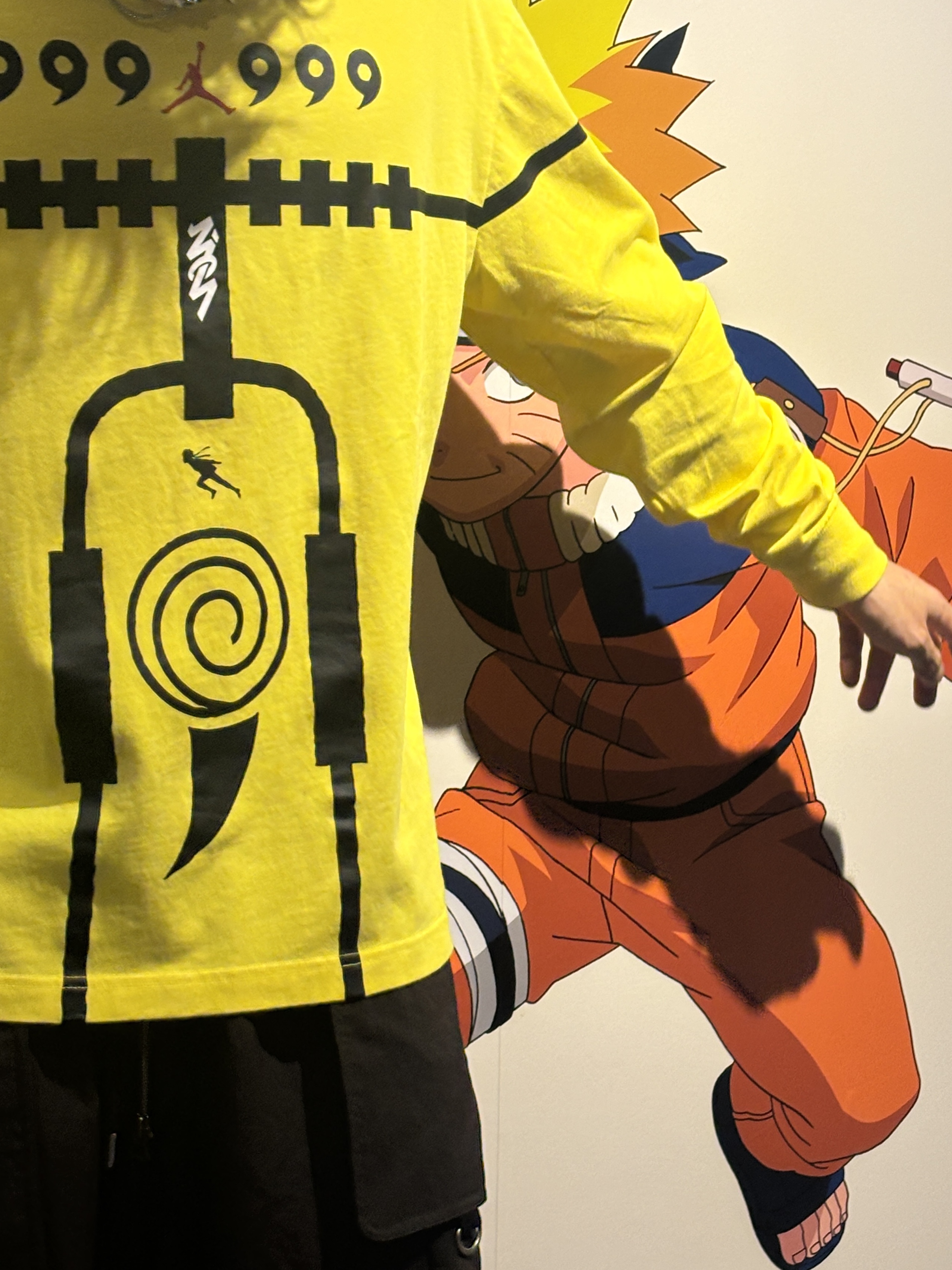 Jordan x Zion Naruto L/S T-Shirt Lemon Wash - Asia, Jordan x Zion Naruto L/S T-Shirt Lemon Wash - US/EU 착용 스타일 - 6