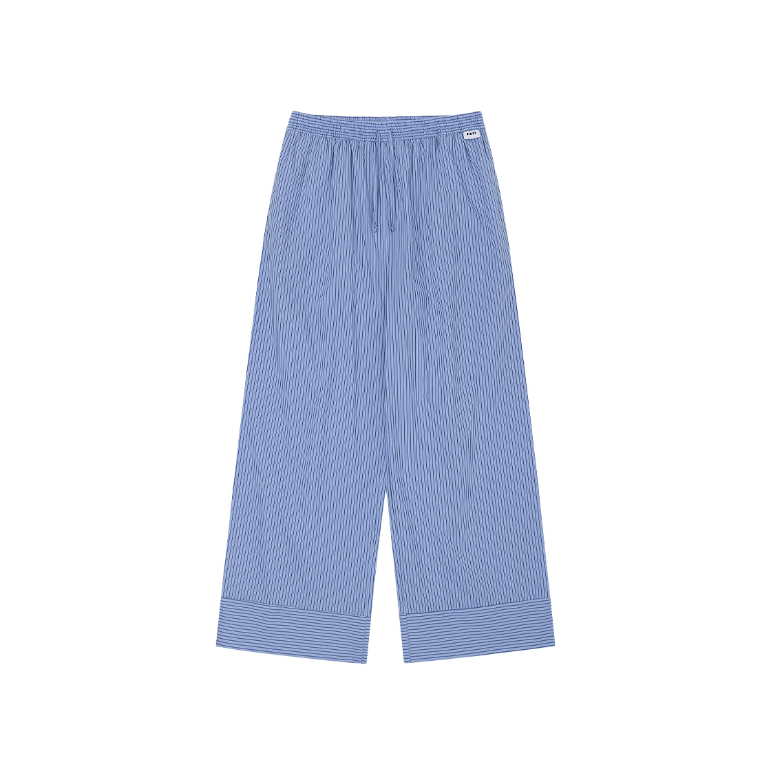 Unisex Blue Stripe One-mile Long Foli Unisex Stripe One-mile Long Pants Blue