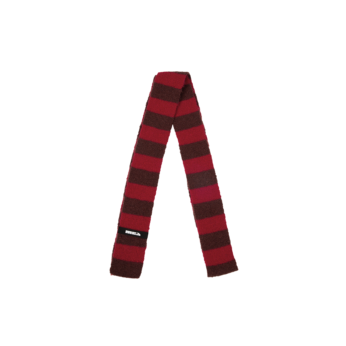메아 스트라이프 울 스카프 레드(MEA Striped Wool Scarf Red) - 2