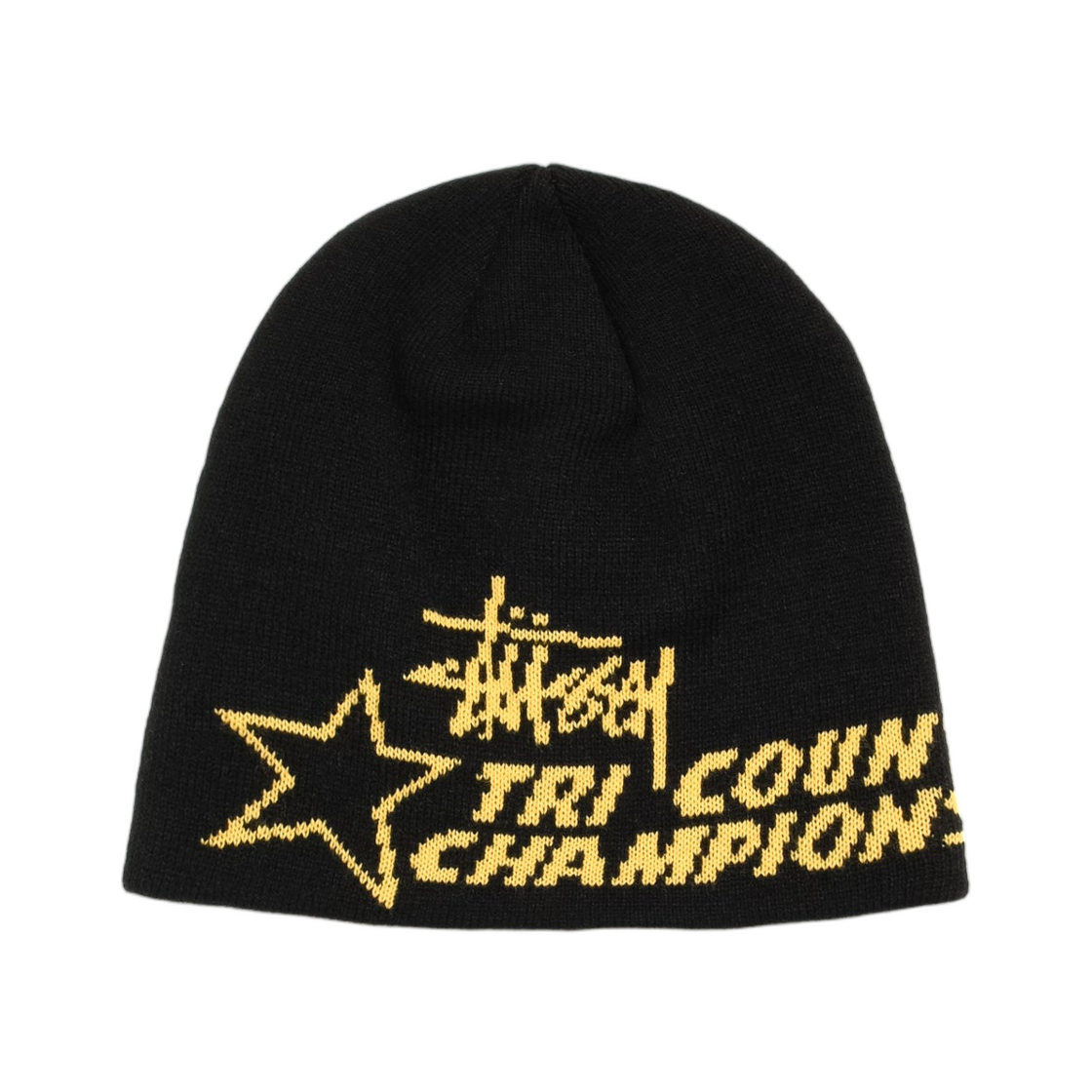 1321242 Stussy Skullcap Tri County Black