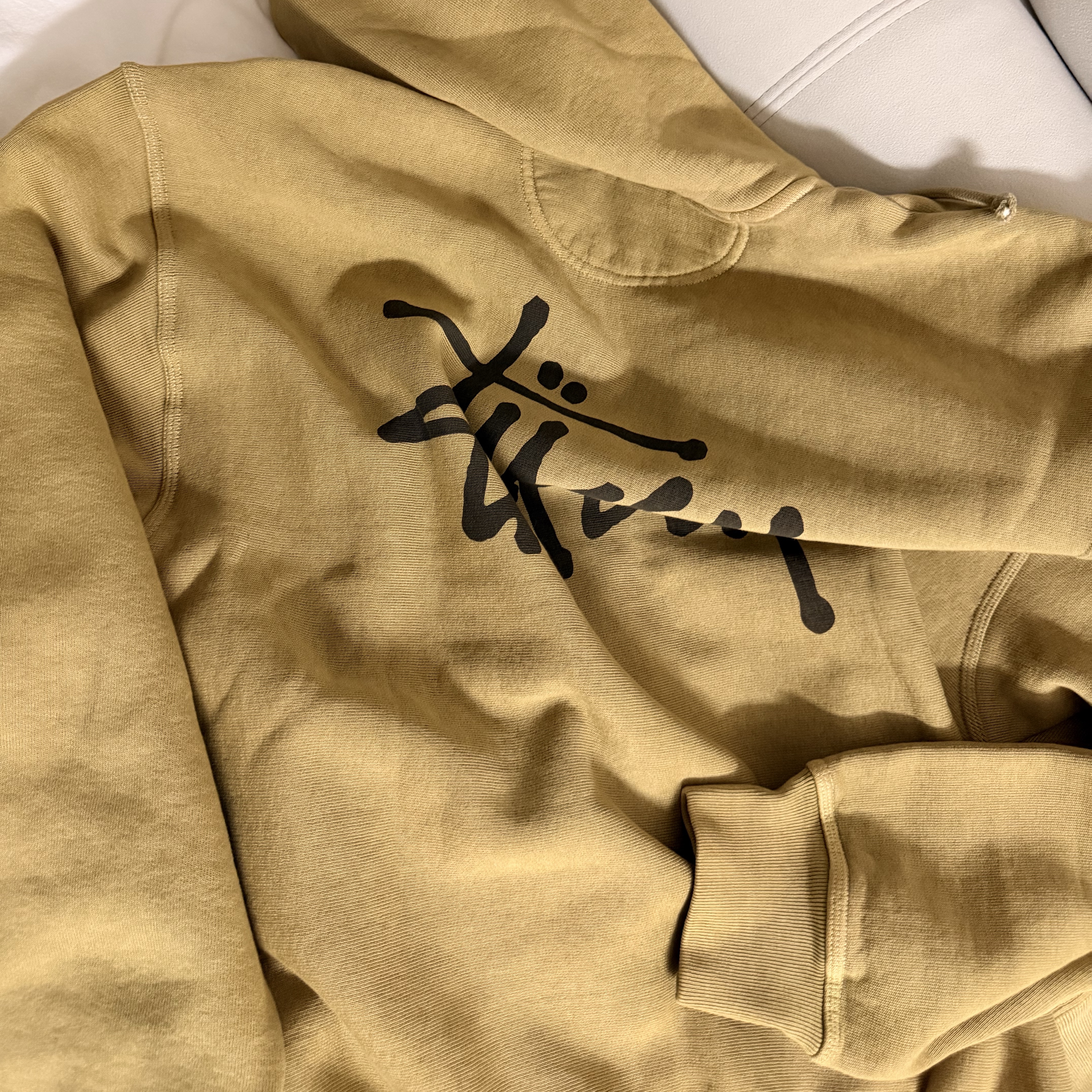 Stussy Basic Pigment Dyed Zip Hoodie Elm 착용 스타일