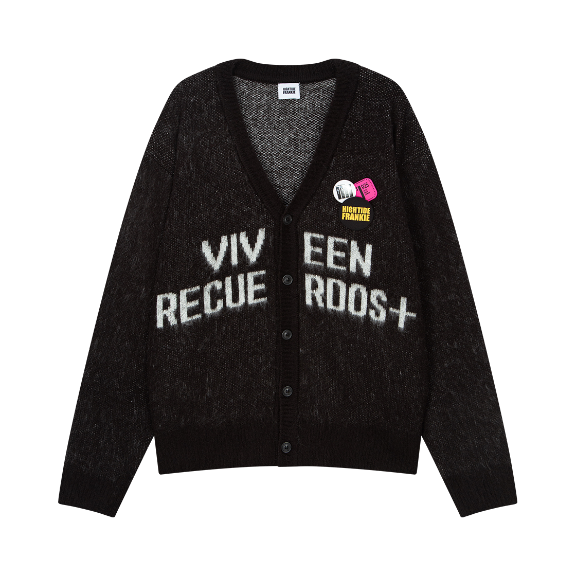 HF25CKD001BK HIGHTIDE FRANKIE Recordare Cardigan Black