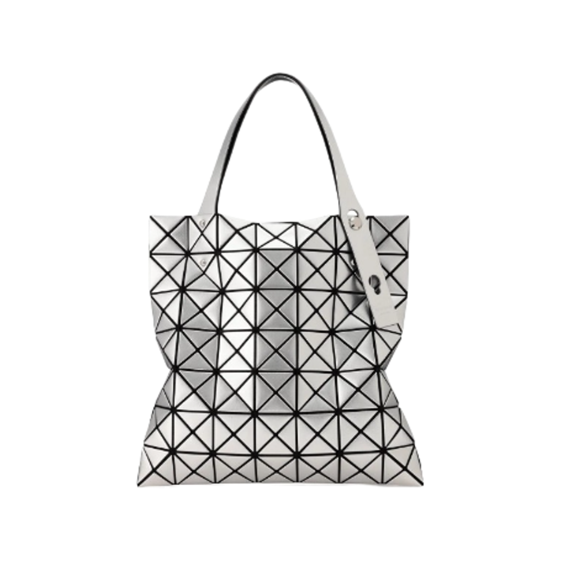 BB58-AG141-91 Bao Bao Issey Miyake Platinum Tote Bag Silver