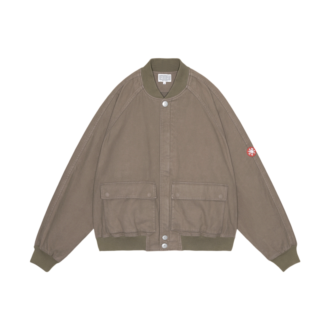 - Cav Empt Cotton Flannel Zip Jacket Brown - 25FW