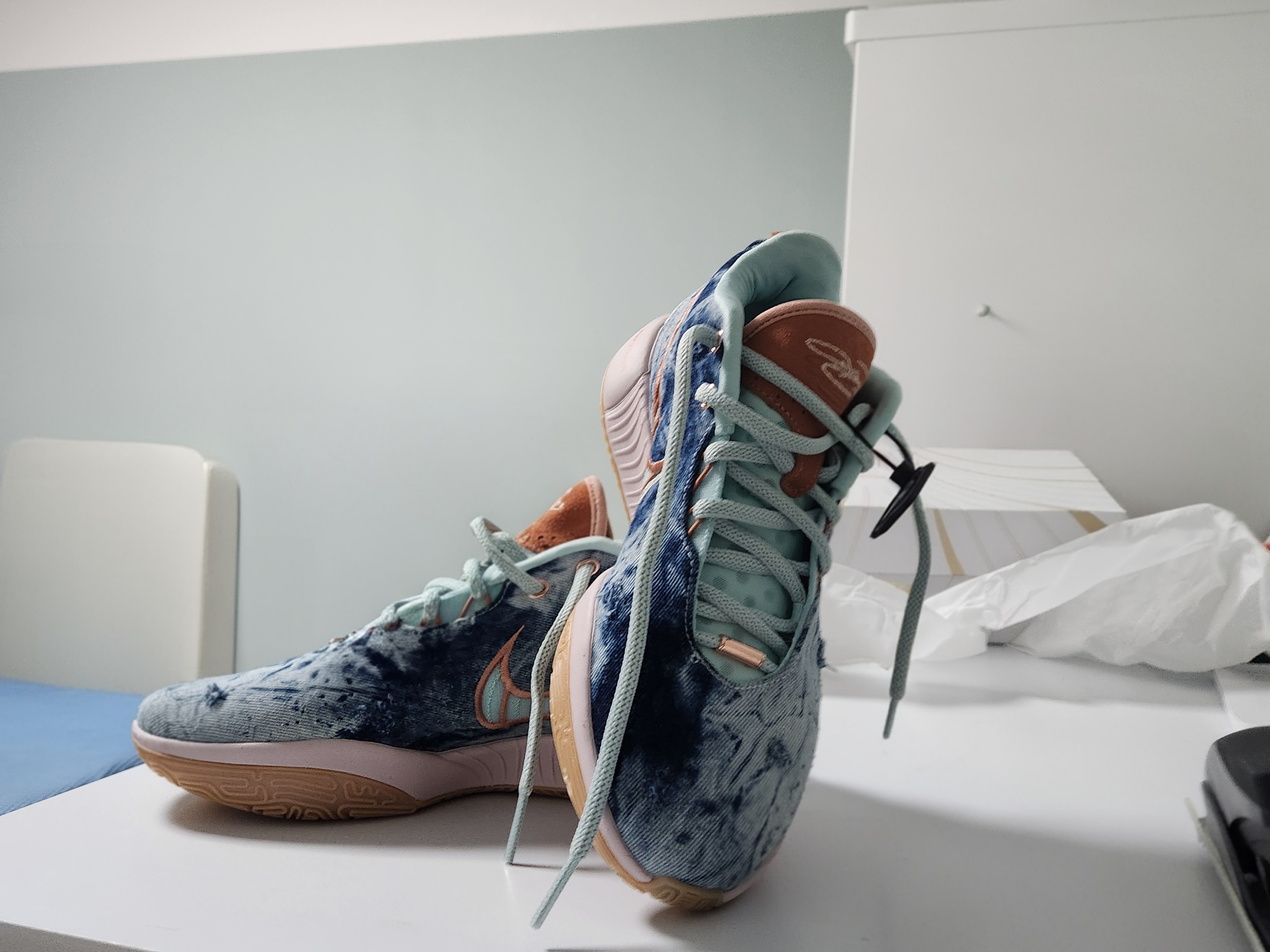 Nike Lebron XXI Jade Ice Emerald Rise 착용 스타일
