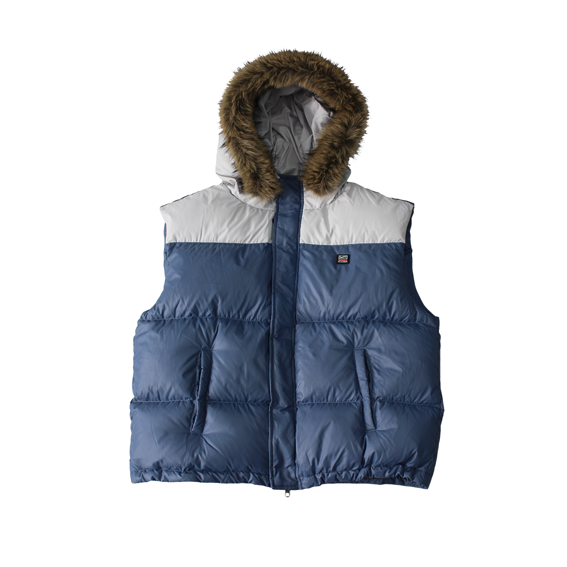 스포츠챔버 트랙 덕다운 베스트 블루(SPORT CHAMBER Track DuckDown Vest Blue)