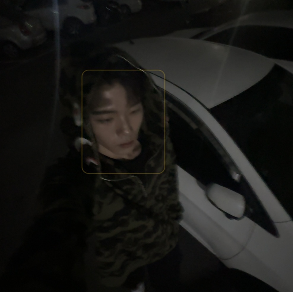 BAPE 1st Camo Shark Full Zip Hoodie Army Green 착용 스타일 - 2