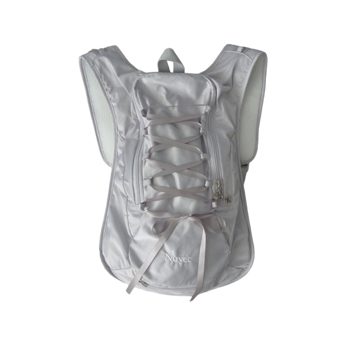[KREAM 단독] 누옛 레이스업 백팩 그레이([KREAM 단독] Nuyet Lace Up Backpack Grey)
