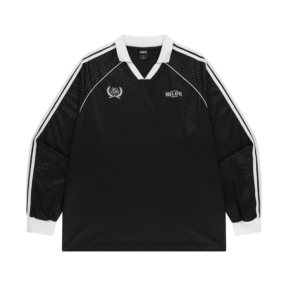 H253UOLTL150BK HDEX Football Jersey Long Sleeve Black