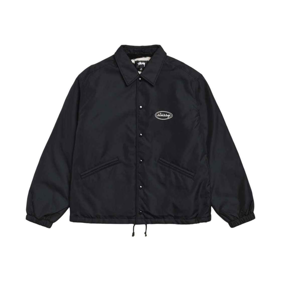 스투시 코치 자켓 블랙(Stussy Coaches Jacket Black)