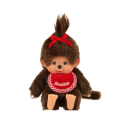 Monchhichi Premium Standard SS Brown Girl Sitting