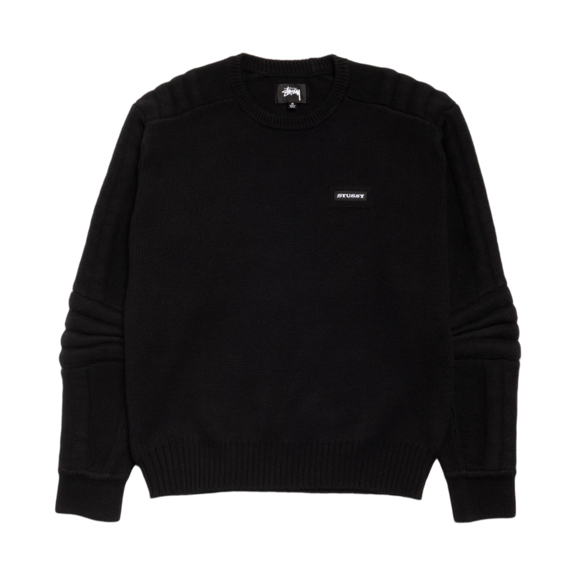 스투시 롤 브이 넥 스웨터 블랙 | Stussy | KREAM