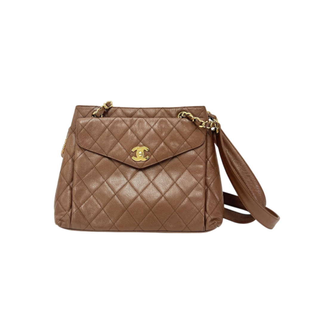 ITME2BH4I447 Chanel Classic CC Quilted Caviar Shoulder Bag