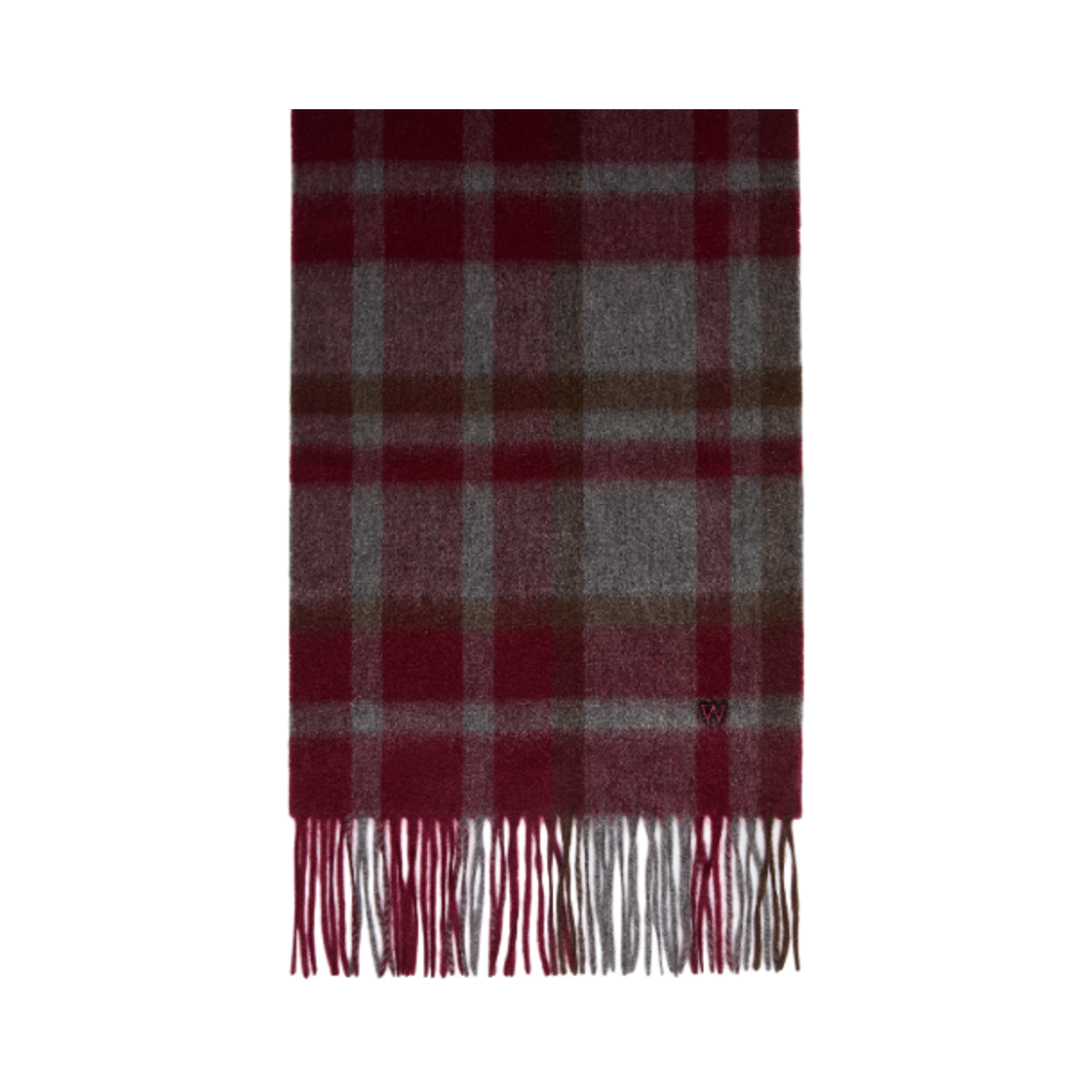 CATONE-004 (W) Weekend Max Mara Catone Jacquard Cashmere Scarf Medium Grey