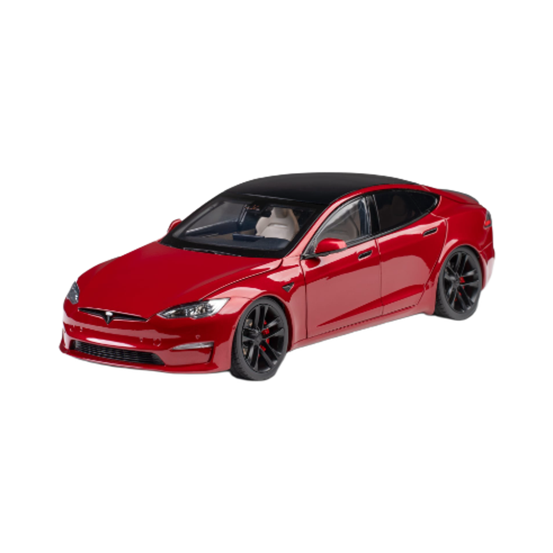 - Tesla 1:18 Model S P2 Diecast Ultra Red