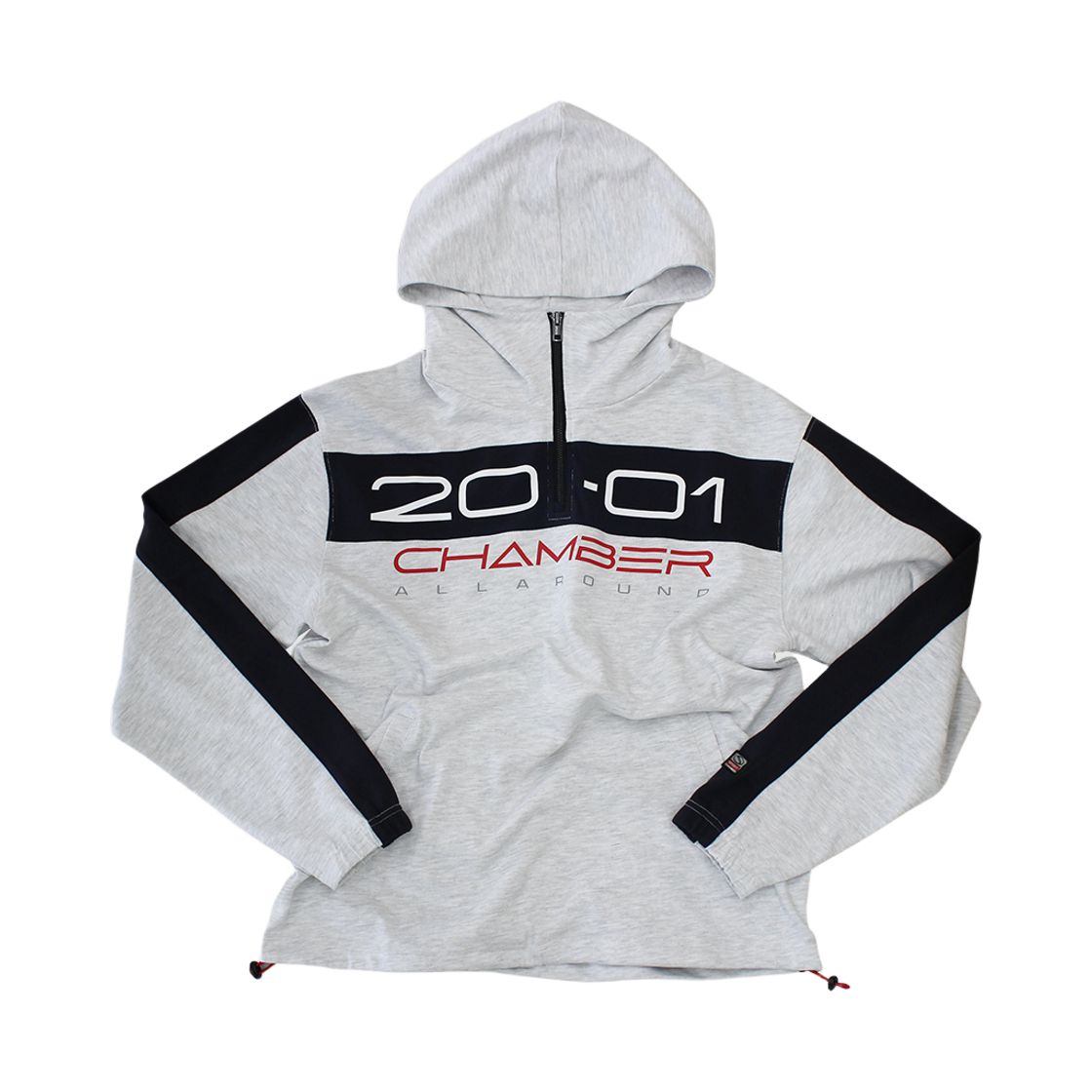 SCBEF3HDU04CG SPORT CHAMBER Guard Hood T-shirt 1% Gray