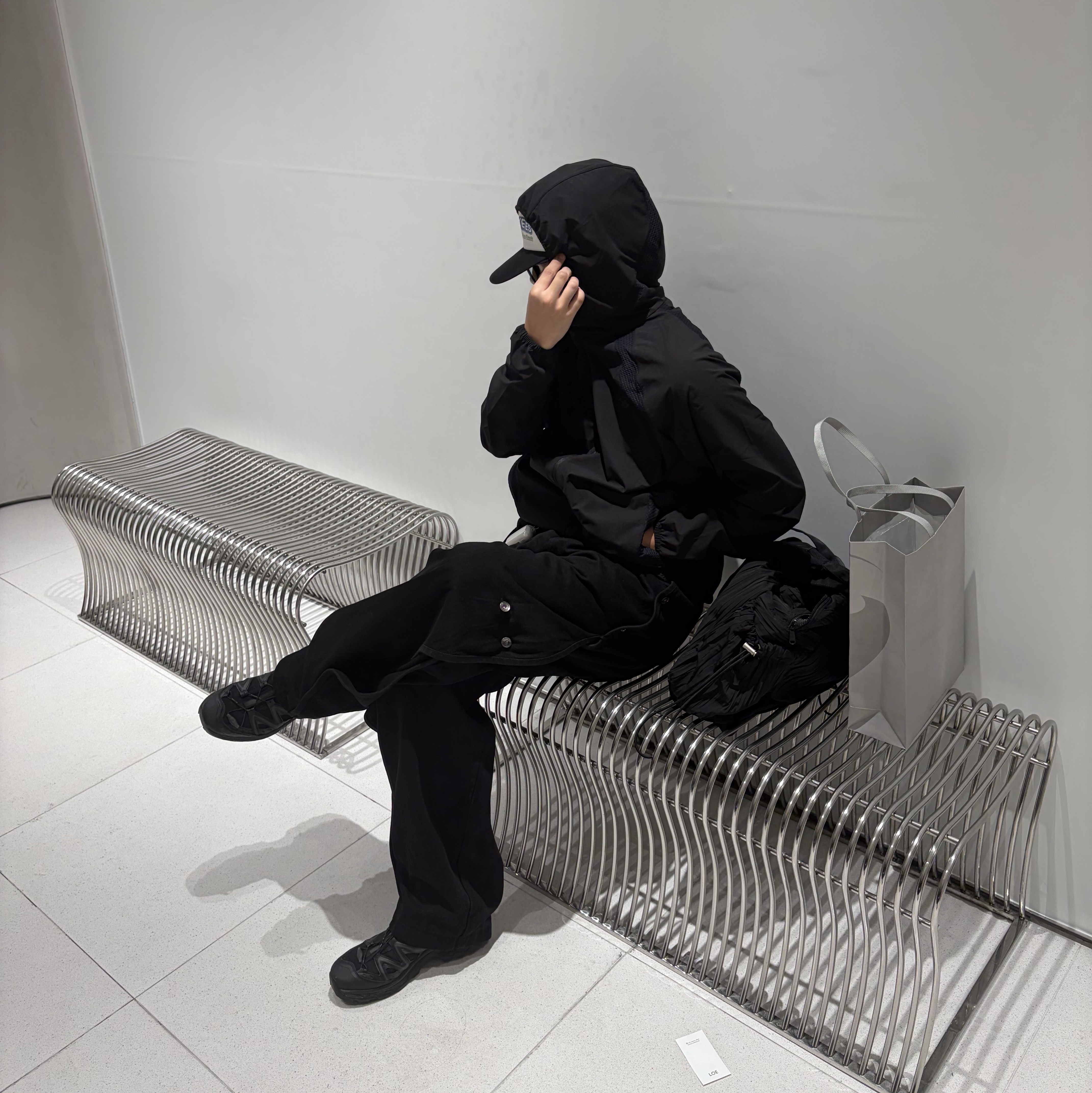 Sansan Gear Mesh Jacket Black - 25SS, Sansan Gear Mesh Jacket Black 착용 스타일 - 1