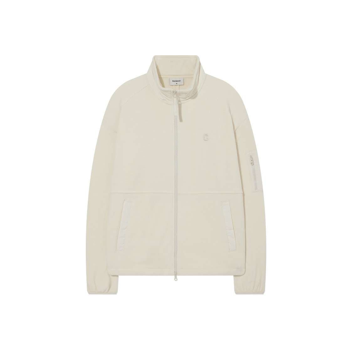 CO2504JK12IV Covernat Warm On Fleece Jacket Ivory