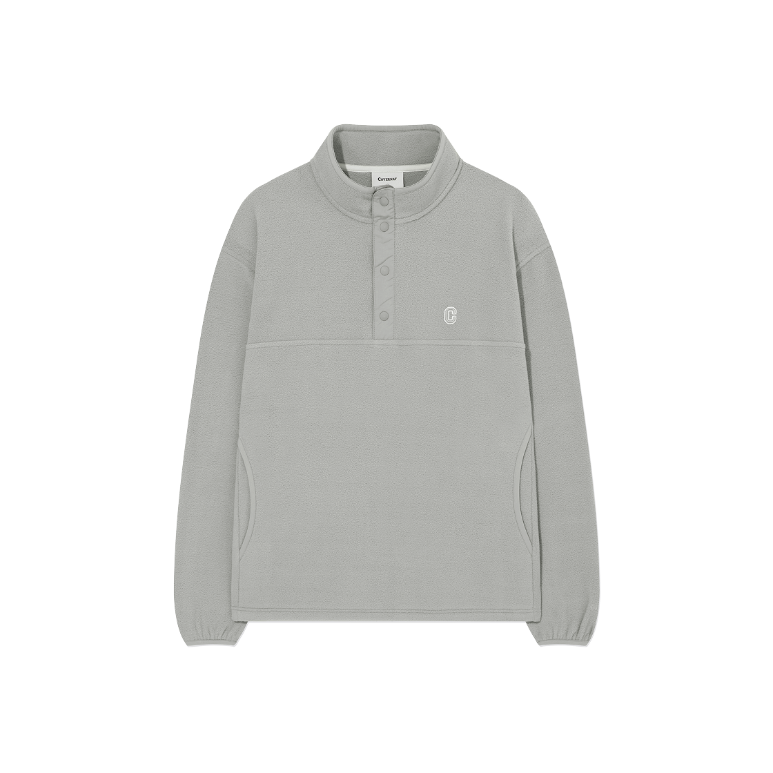 CO2503CR16GR Covernat Warm On Fleece Half-Zip Sweatshirt Gray