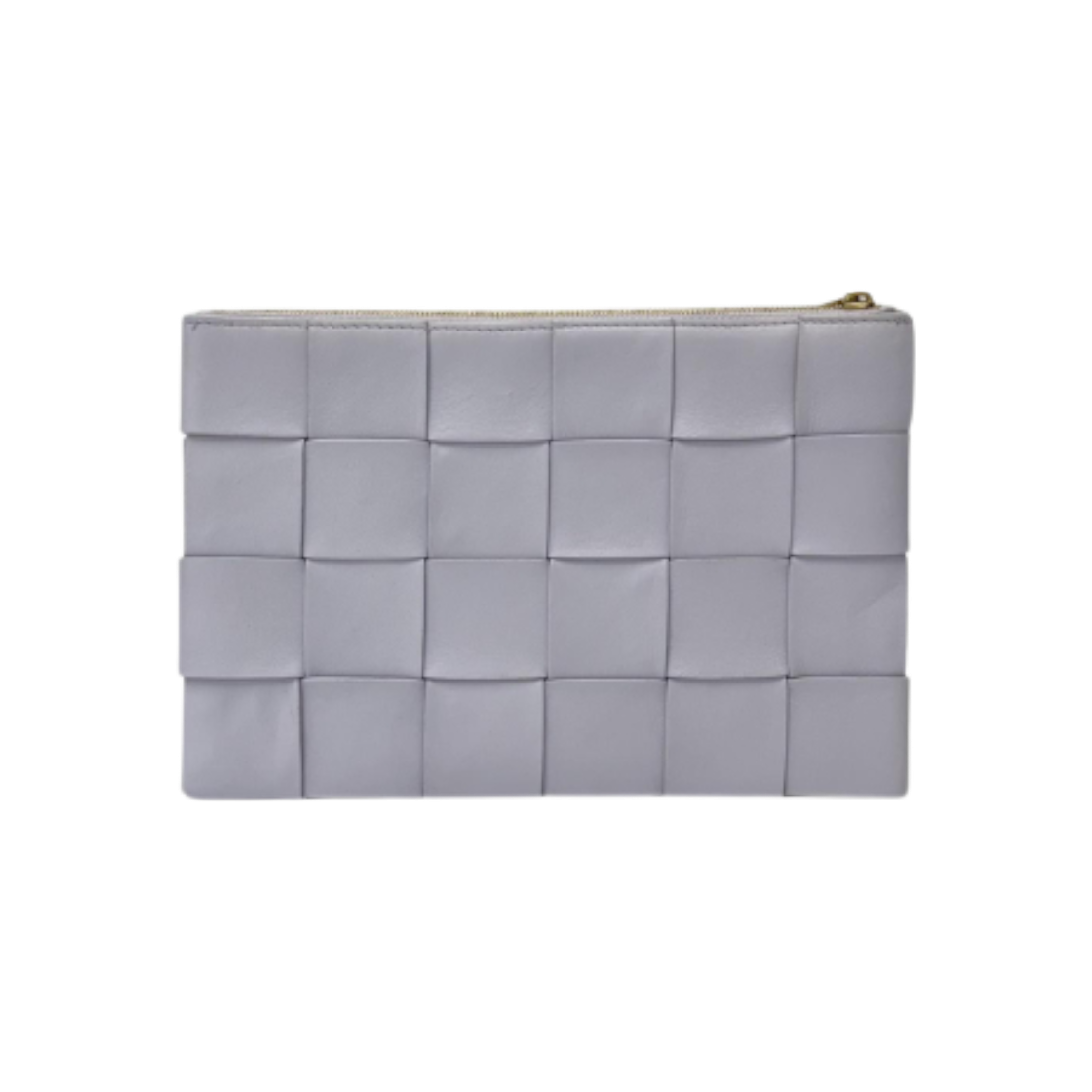 보테가 베네타 인트레치아토 미니 클러치백 라벤더(Bottega Veneta Intrecciato Mini Clutch Bag in Lavender)