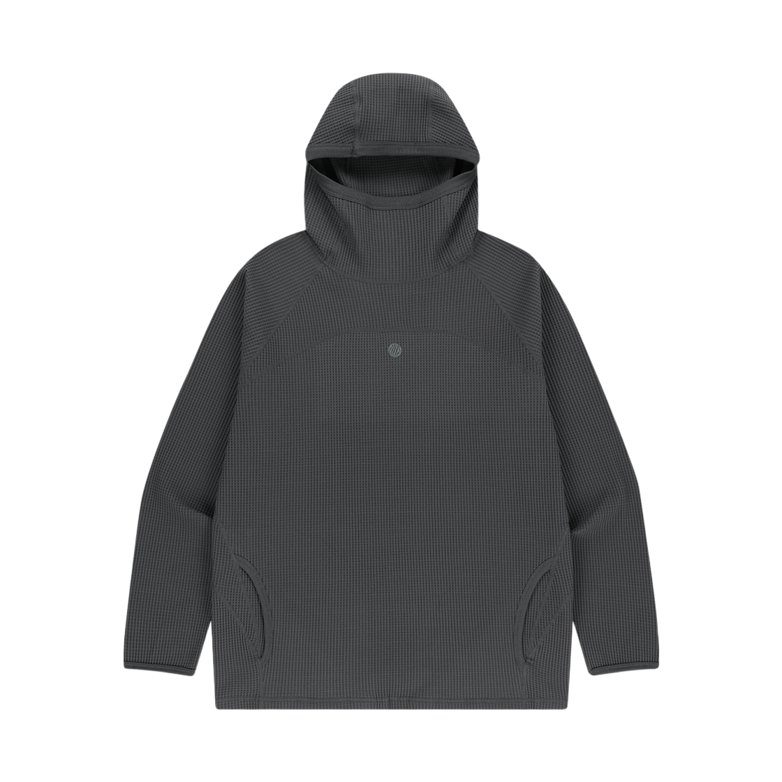 25Q3ETUHD01CH OFFGRID Waffle Uni Trail Hoodie Charcoal