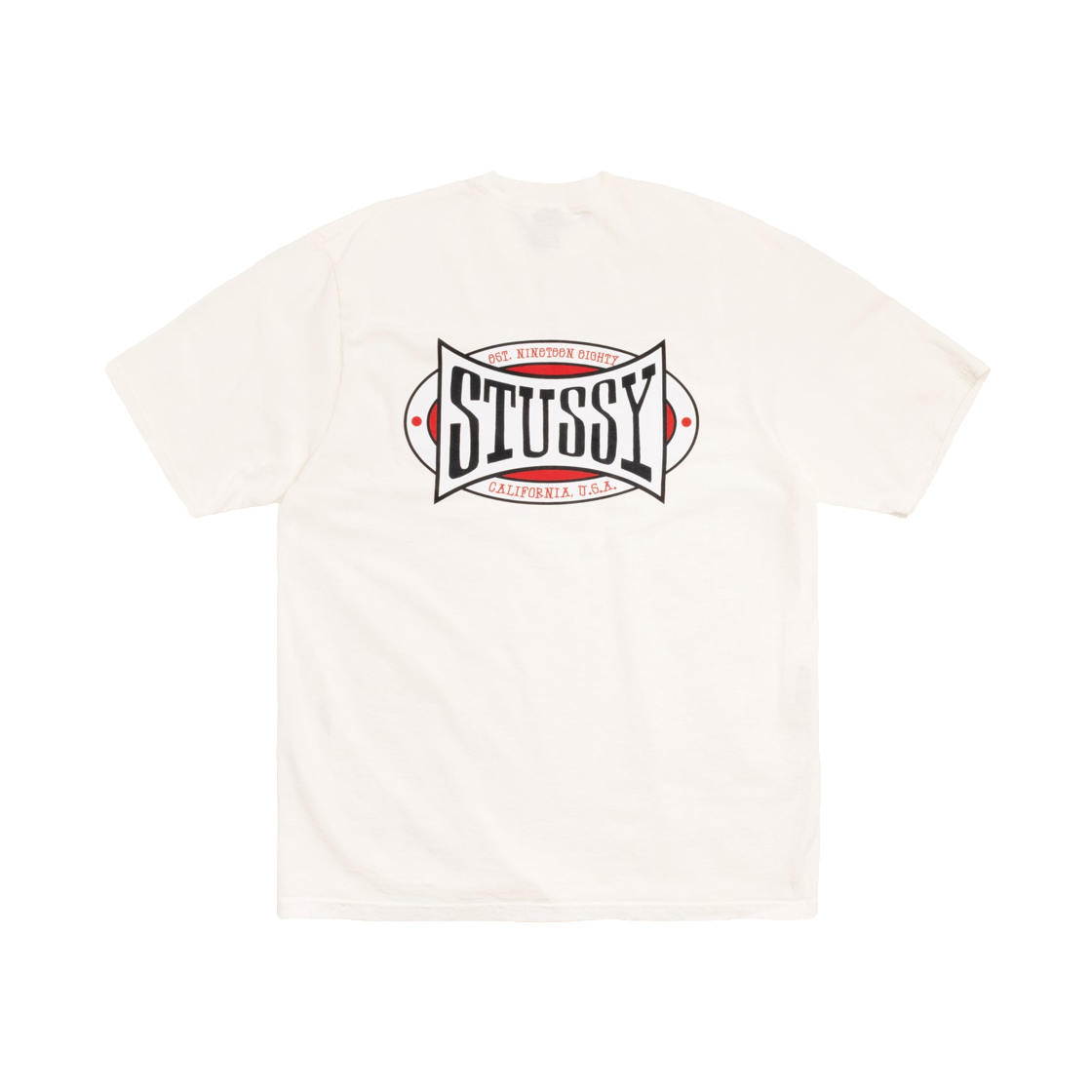 1905144 Stussy Champion Oval T-Shirt Pigment Dyed Natural