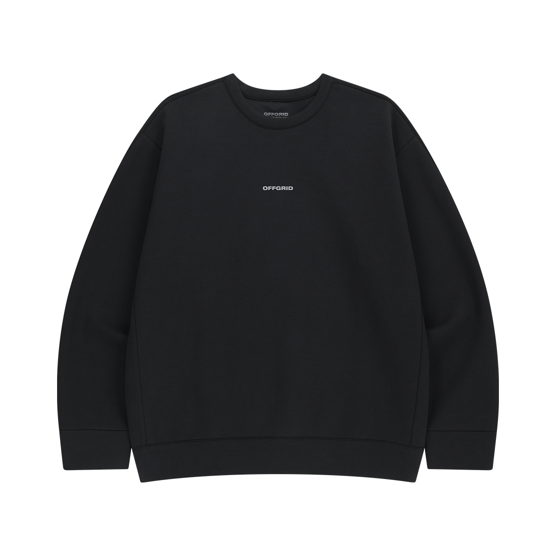 오프그리드 드리프트코어 유니 크루 넥 블랙(OFFGRID Driftcore Uni Crew Neck Black)