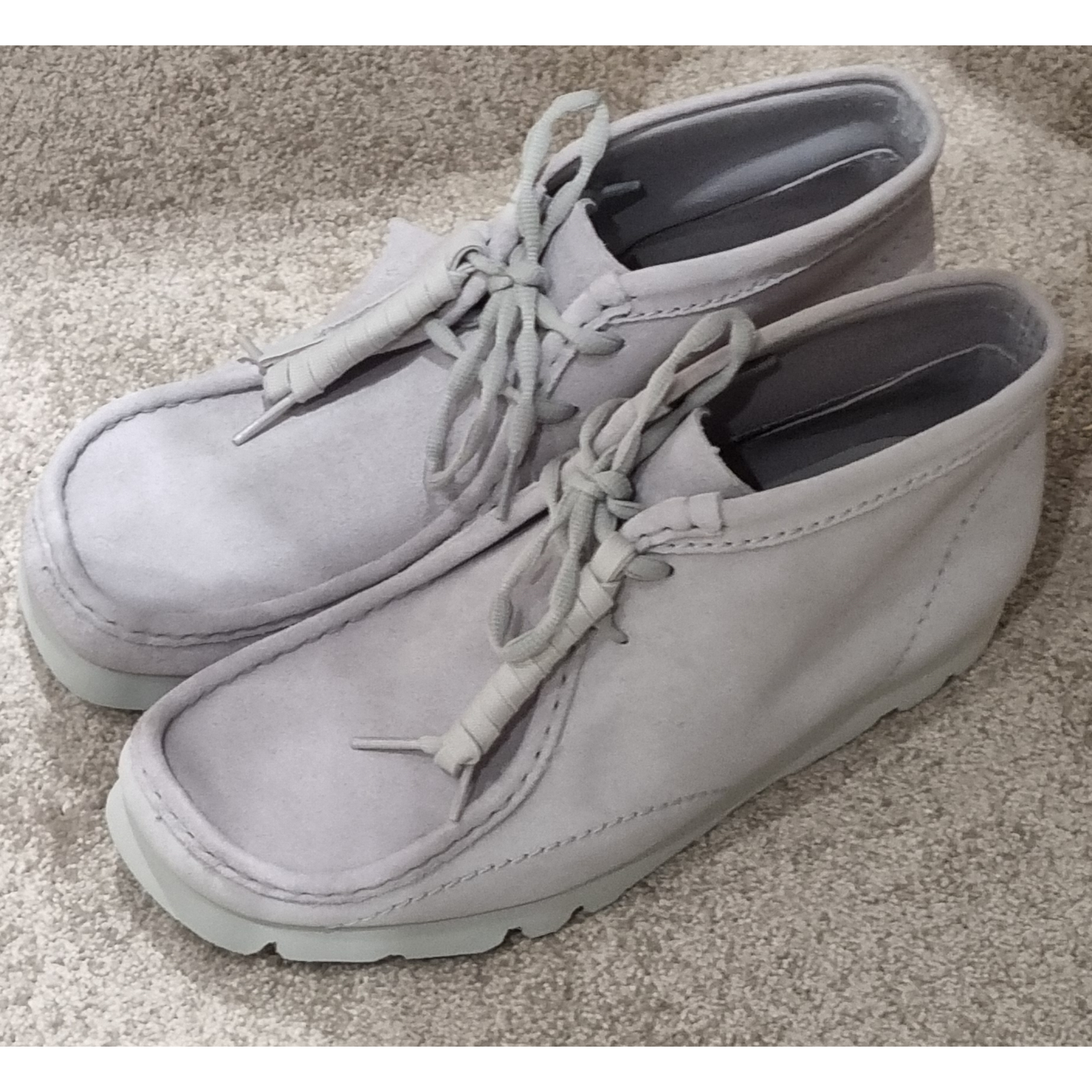 Clarks x Post Archive Faction (Paf) WallabeeBT Grey Blue 착용 스타일