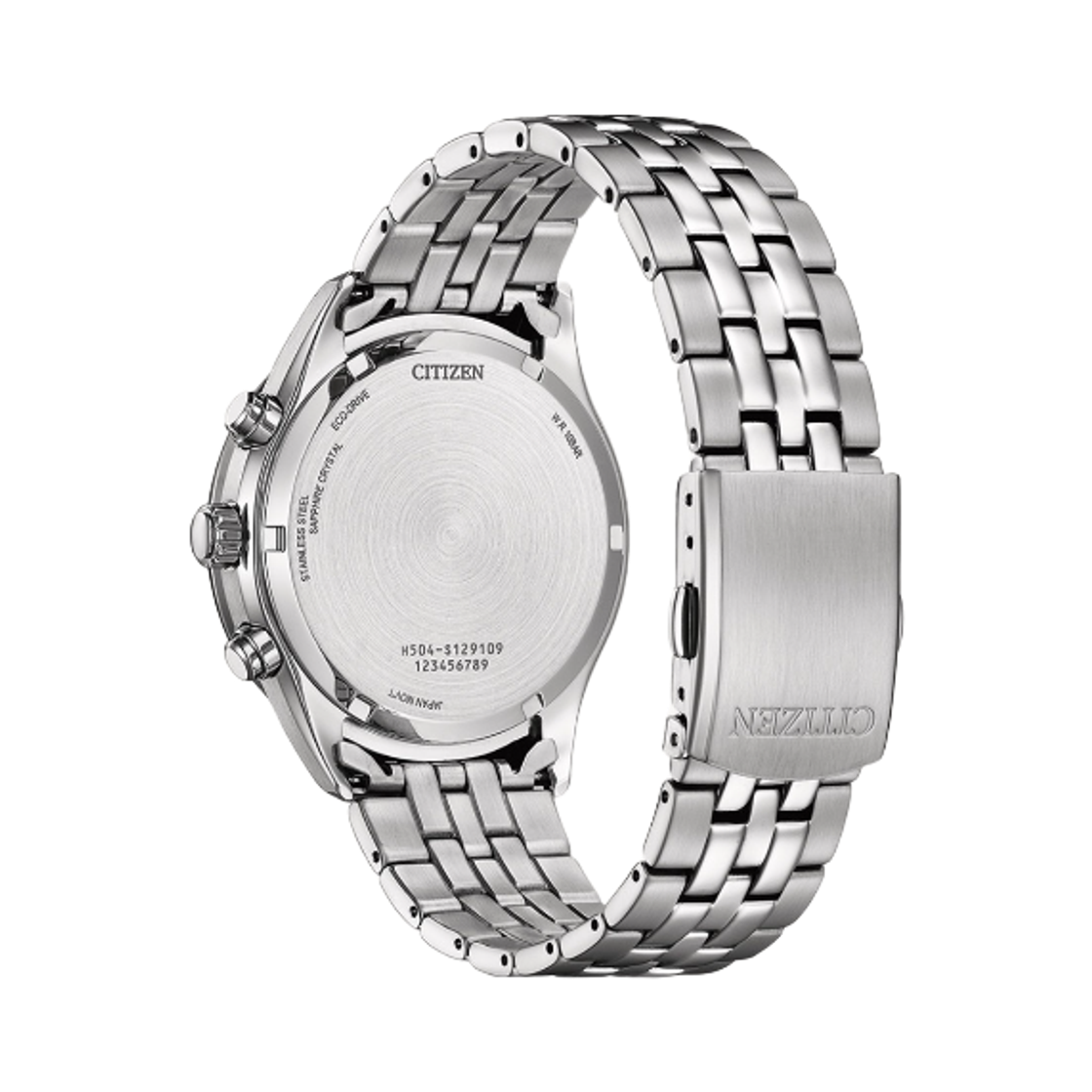 시티즌 에코드라이브 크로노그래프 42mm 스테인리스 스틸 블랙 실버(Citizen Eco-Drive Chronograph 42mm Stainless Steel Black Silver) - 2