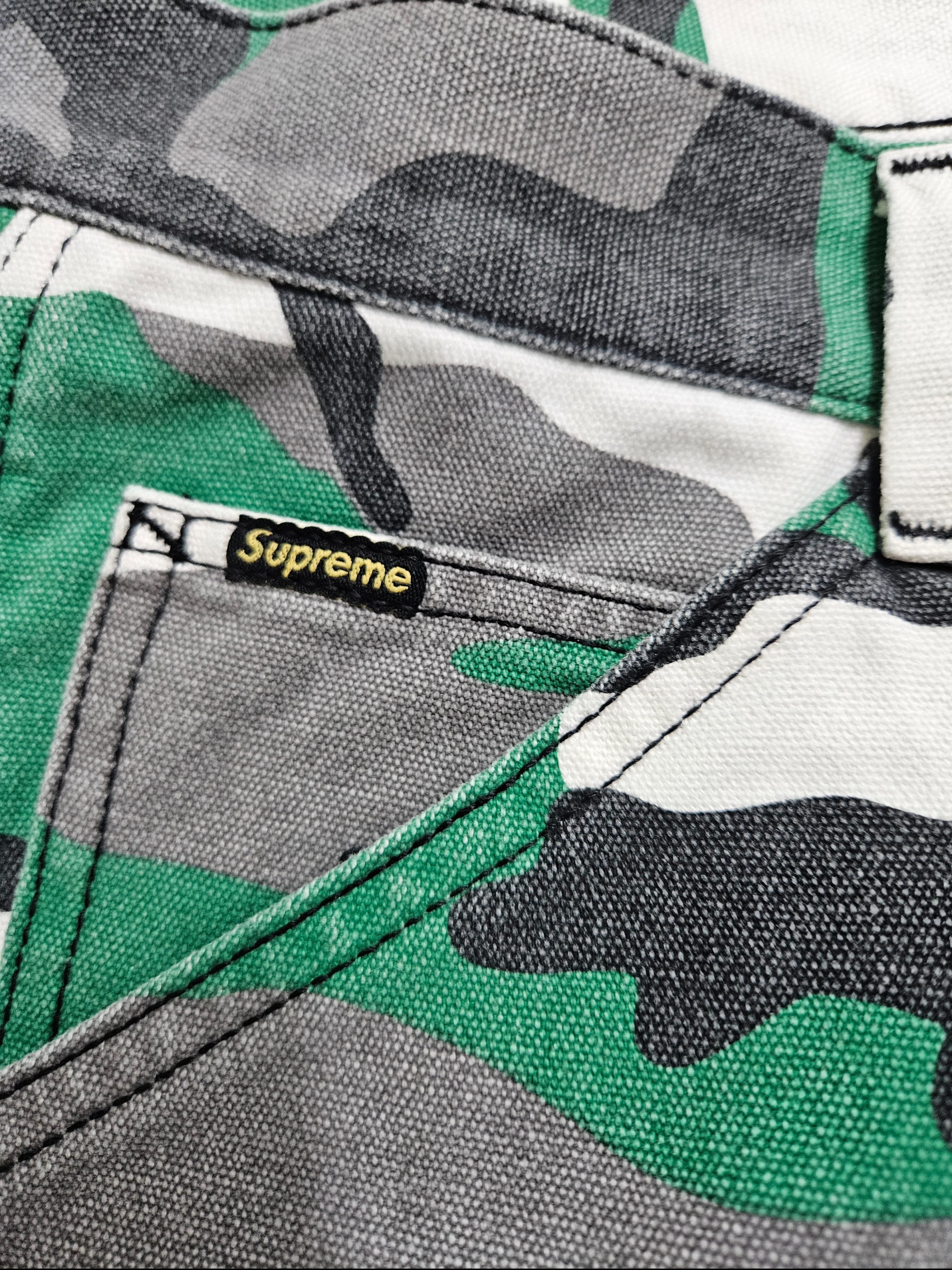Supreme Zip-Off Utility Pant Green Camo - 25FW 착용 스타일 - 3