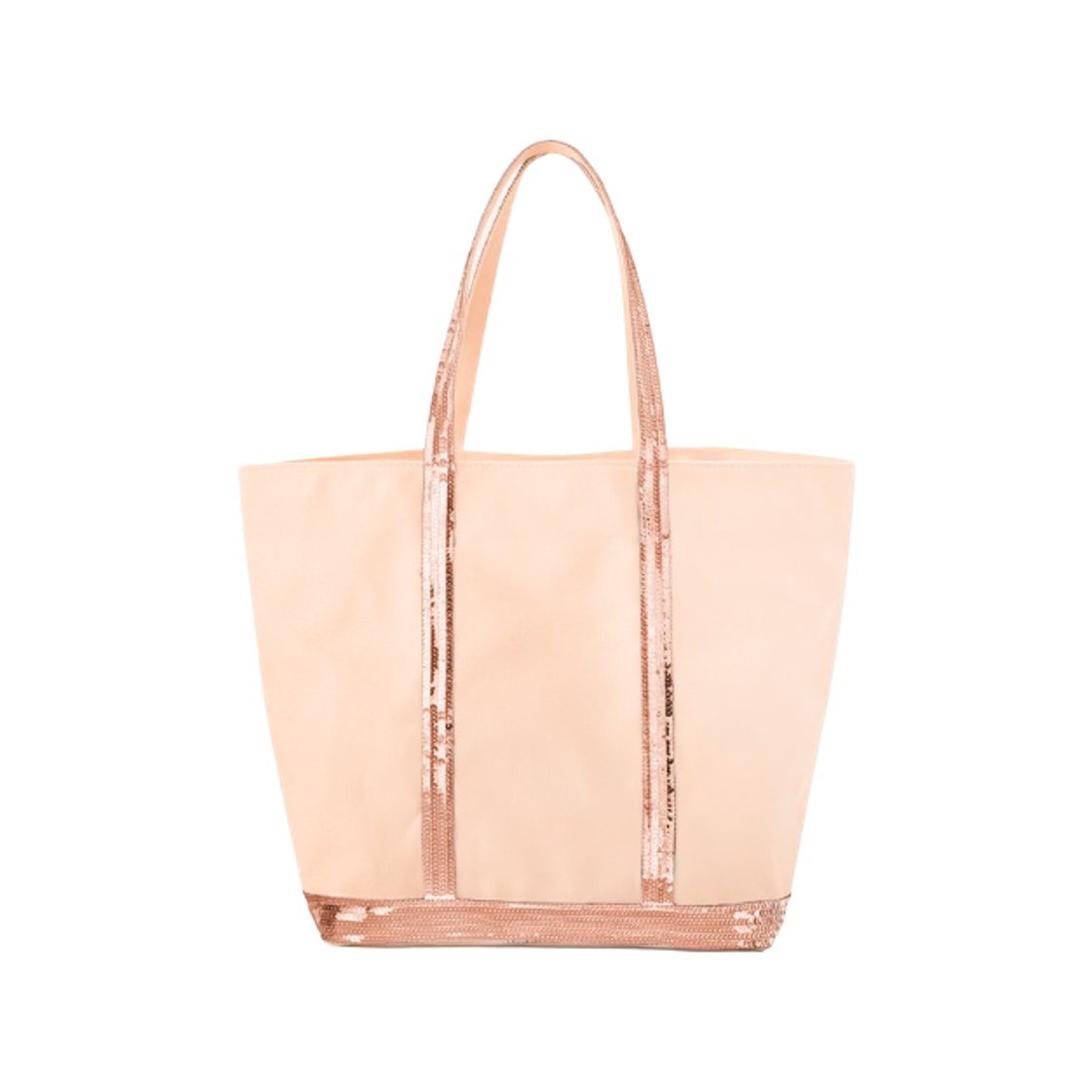 바네사 브루노 캔버스 L 카바스 토트백 아이보리(Vanessa Bruno Canvas L Cabas Tote Bag Ivory)