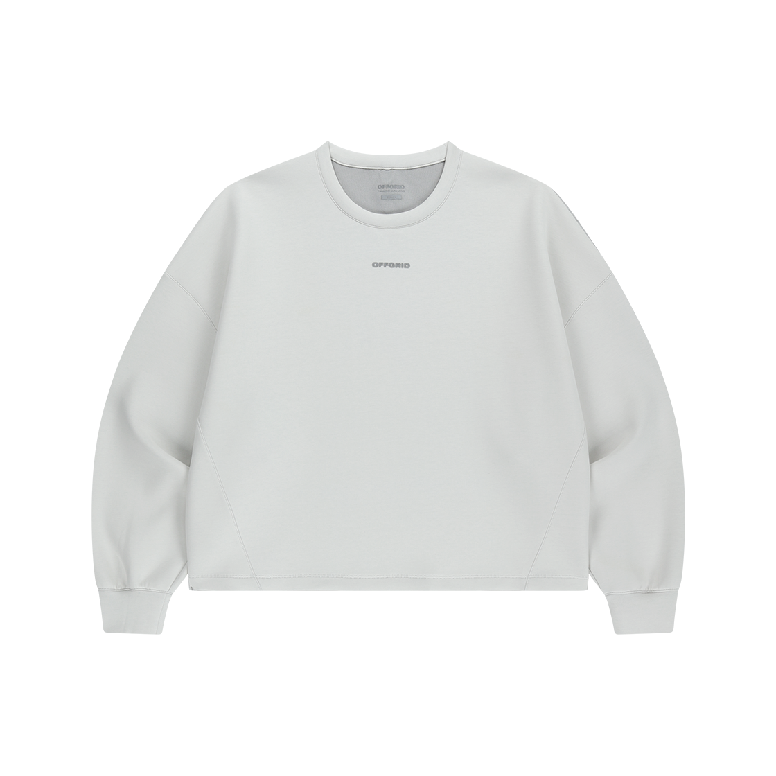오프그리드 드리프트코어 우먼스 오버사이즈 크루 넥 아이보리(OFFGRID Driftcore Woman's Oversize Crew Neck Ivory)