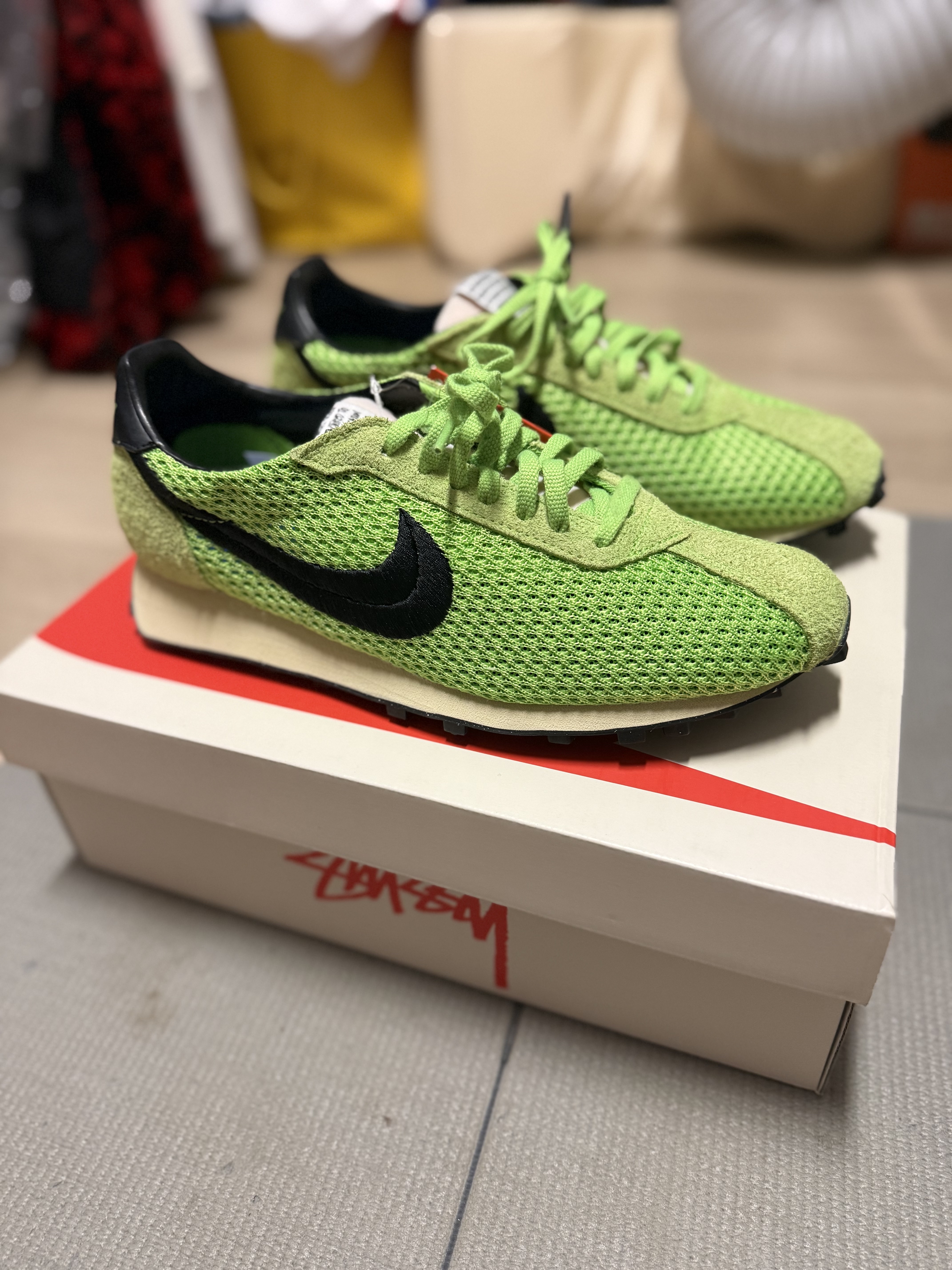 Nike x Stussy LD-1000 SP Action Green and Black 착용 스타일 - 2