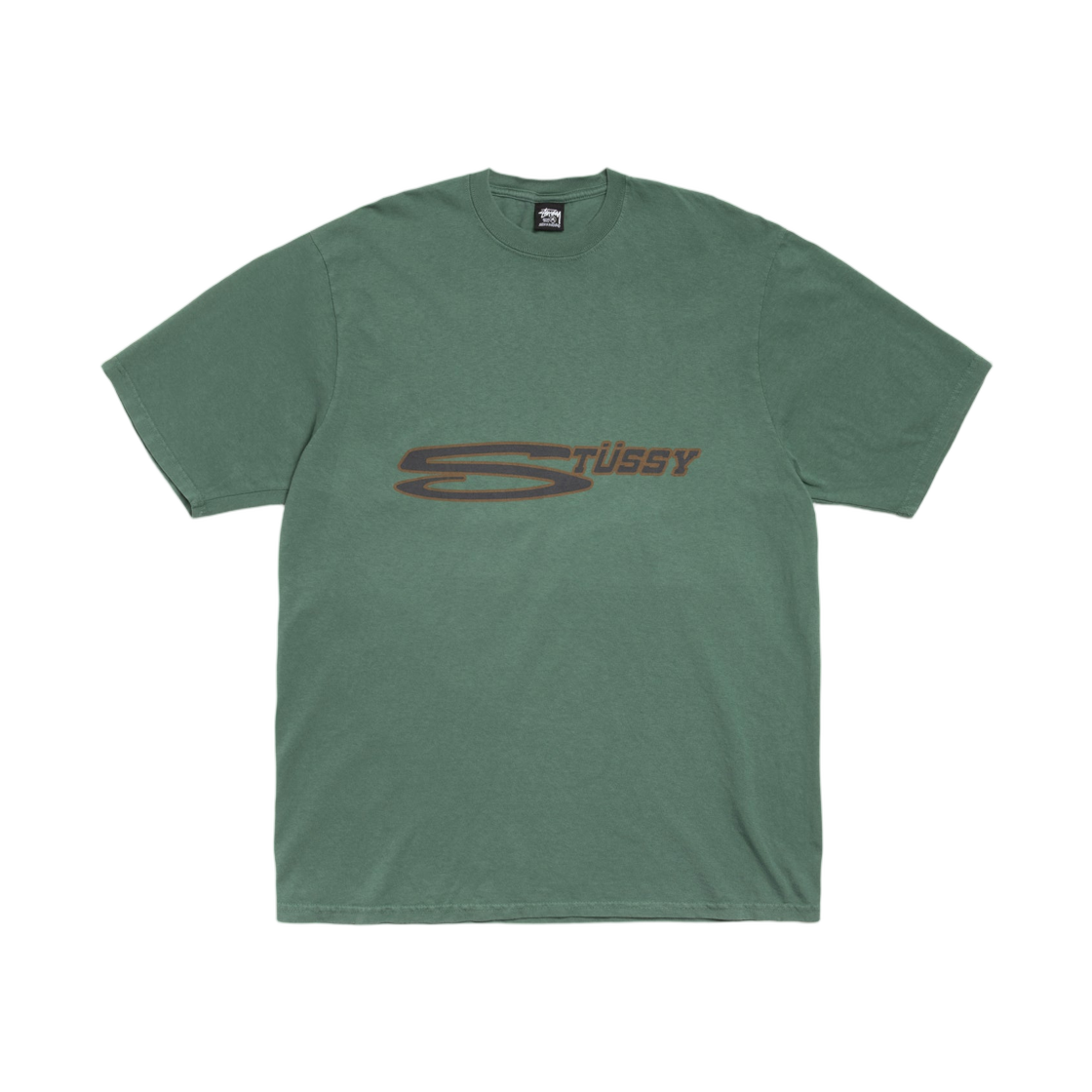 1905145 Stussy Stretch T-Shirt Pigment Dyed Pine