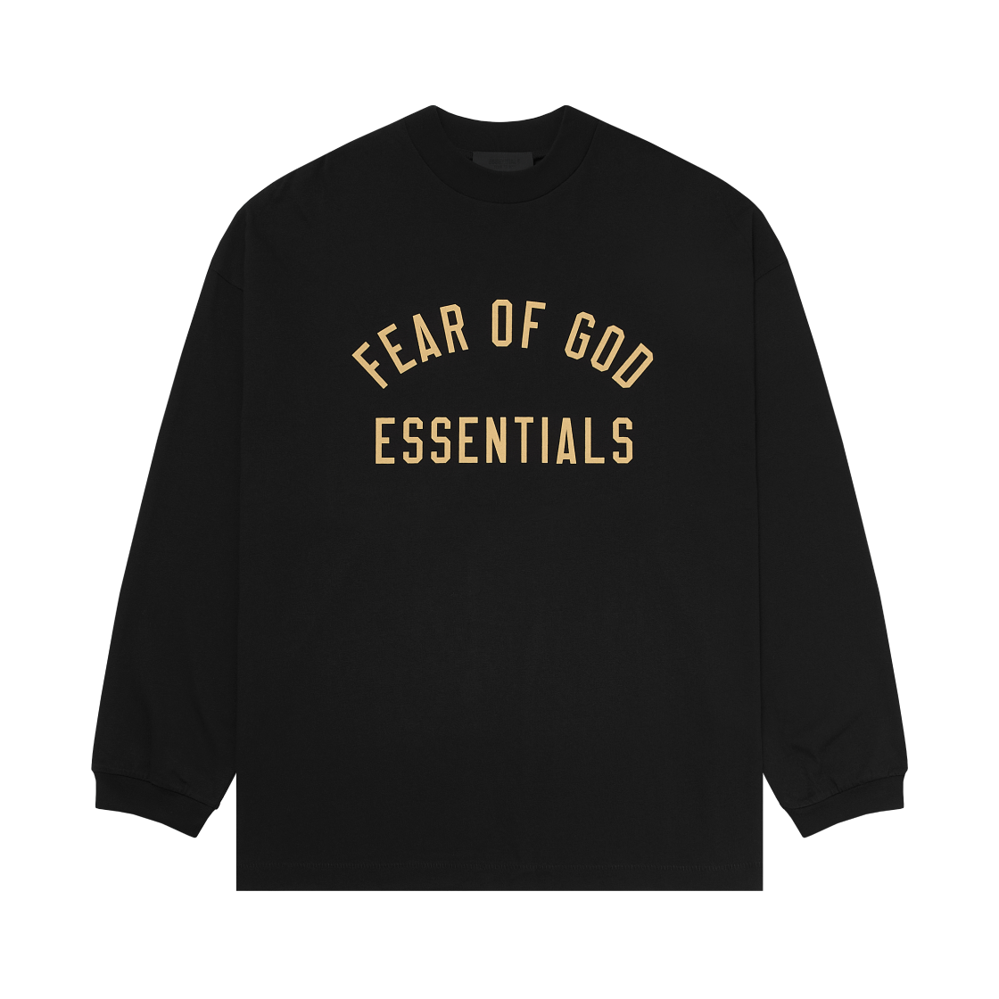 에센셜 저지 롱 슬리브 티셔츠 블랙 - 24FW(Essentials Jersey Long Sleeve Tee Black - 24FW)
