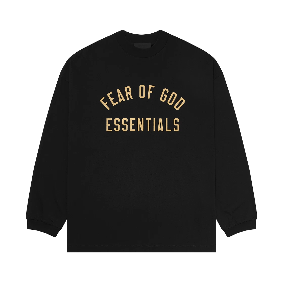 Essentials Essentials Jersey Long Sleeve Tee Black - 24FW · XS