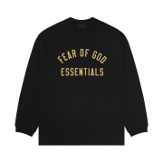 Essentials Jersey Long Sleeve Tee Black - 24FW