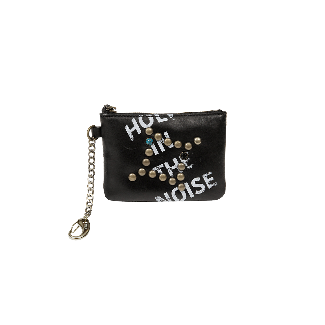 메아 힌 스터드 체인 월렛 블랙(MEA Hin Stud Chain Wallet Black)