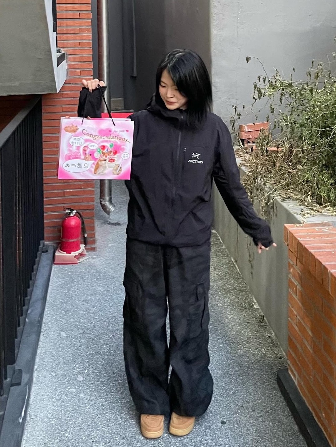 Arc'teryx Squamish Hoody Black, Nike Air Force 1 '07 WB Flax 착용 스타일