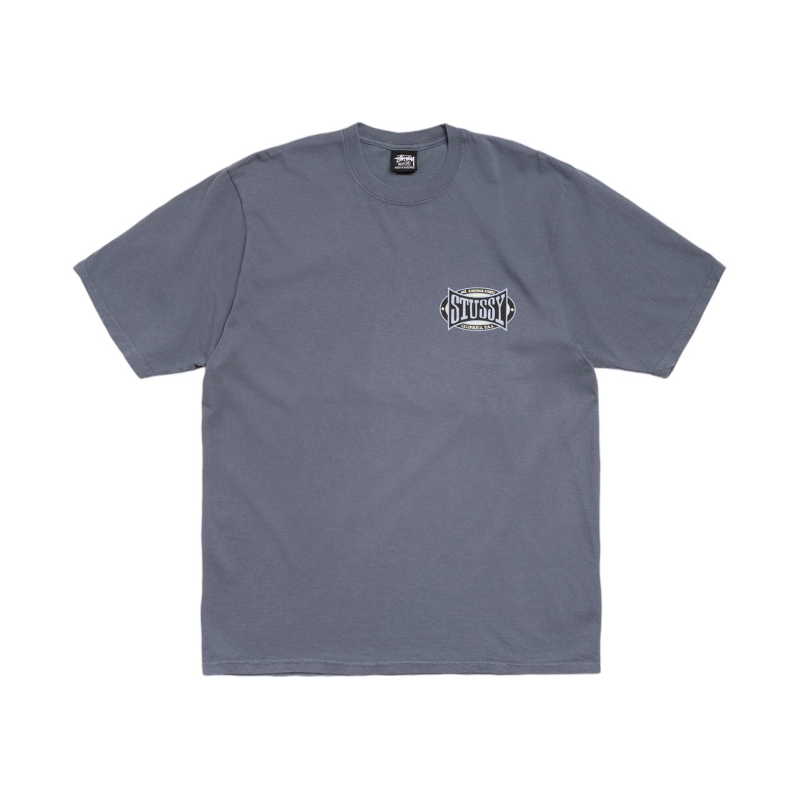 스투시 챔피온 오벌 티셔츠 피그먼트 다이드 네이비(Stussy Champion Oval T-Shirt Pigment Dyed Navy) - 2