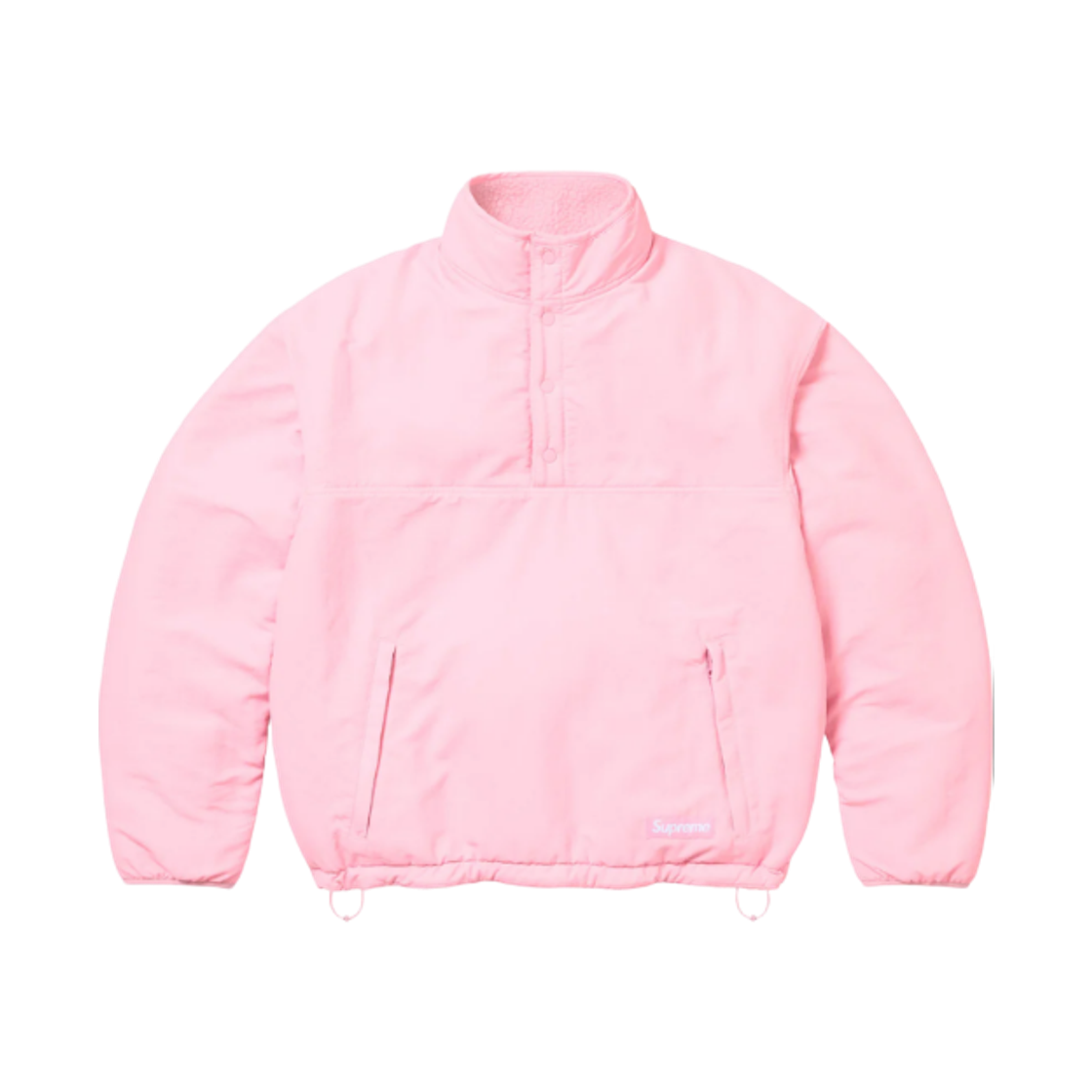 - Supreme Polartec Shearling Reversible Pullover Pink - 25FW