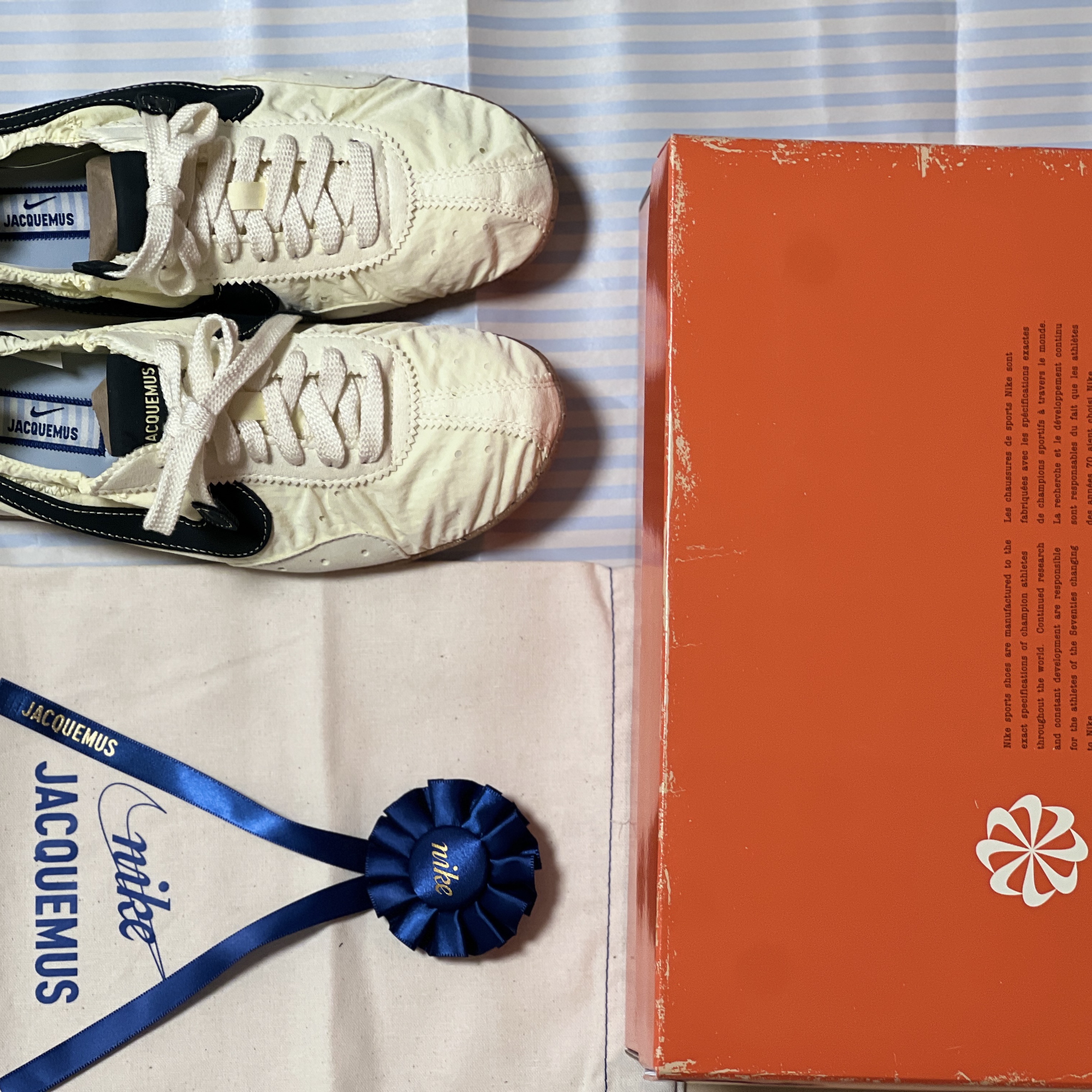 Nike x Jacquemus Moon Shoe SP Alabaster Off Noir 착용 스타일