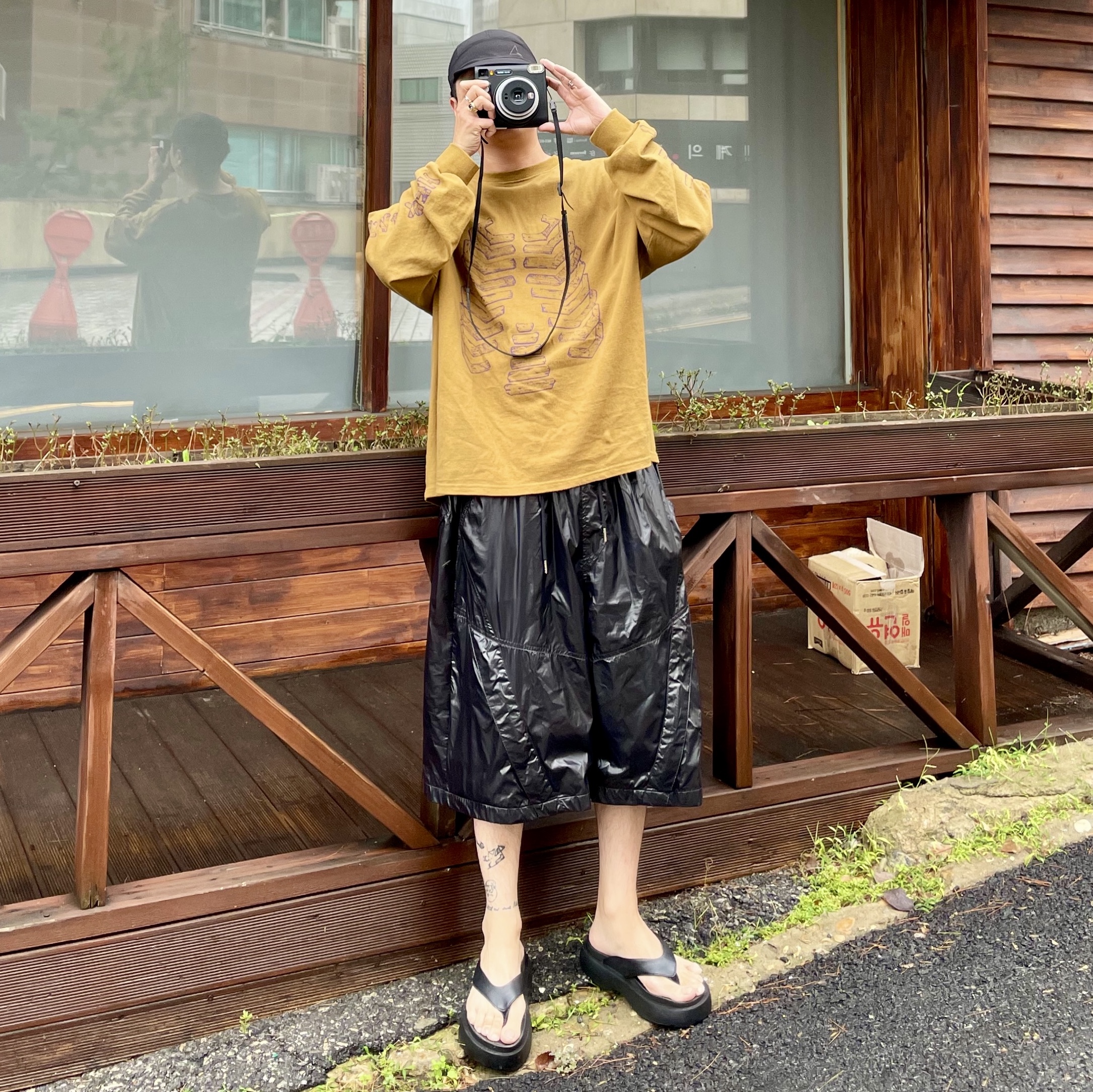 Roa Hiking Cap Black 착용 스타일 - 1