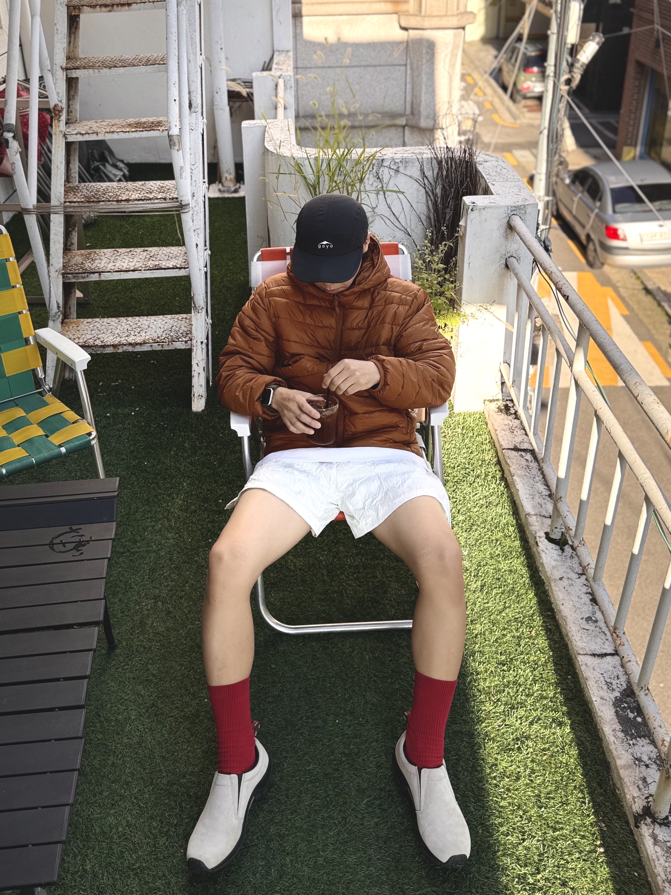 Oakley Eye Jacket Redux Silver Frame Prizm Black Polarized Lenses High Bridge Fit, Merrell Jungle Moc Taupe 착용 스타일 - 1